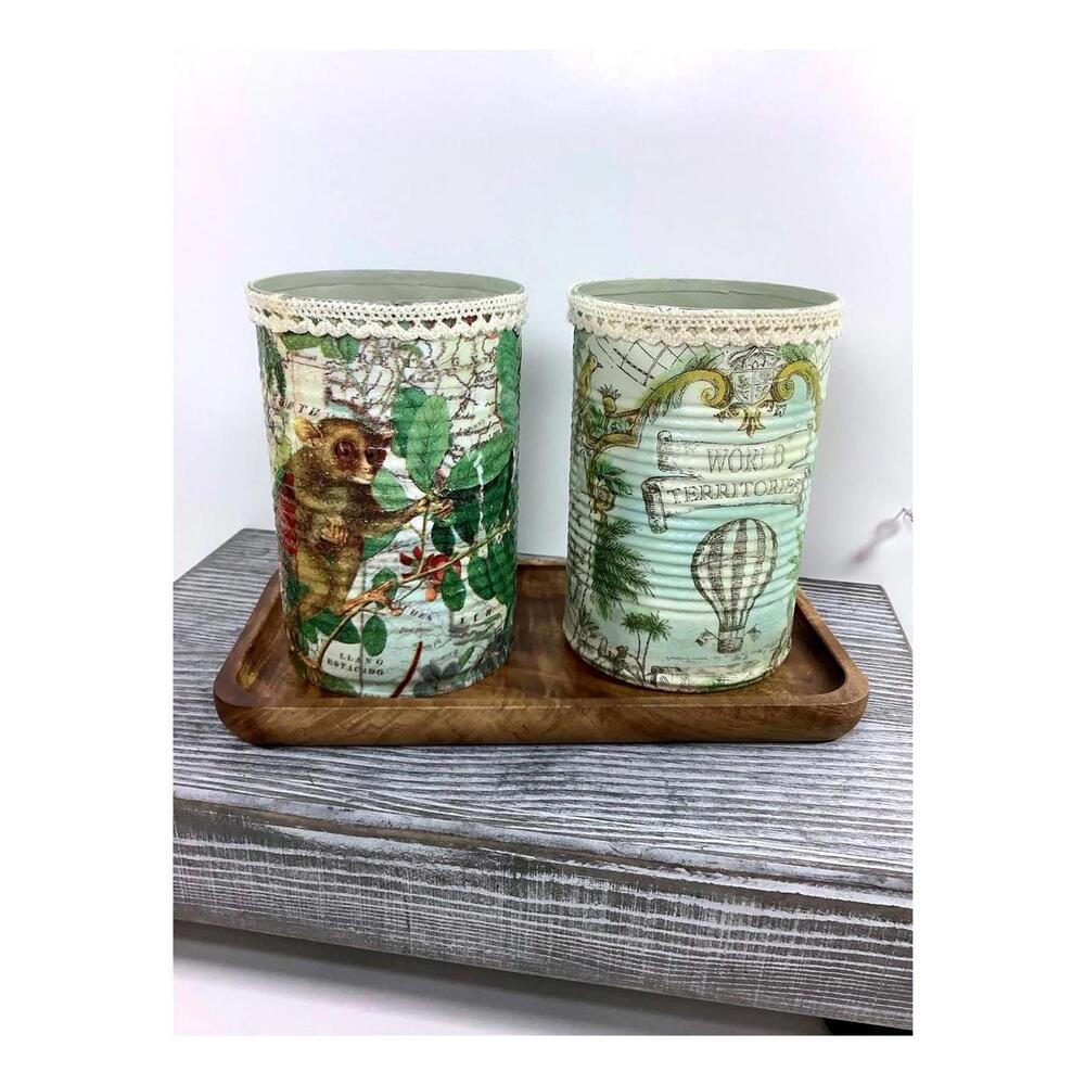 Vintage-Inspired Decorative Canisters Set